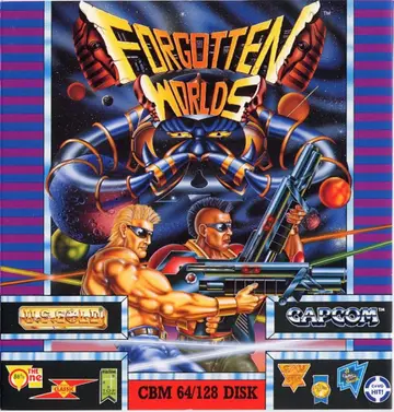 Forgotten Worlds C64 box art