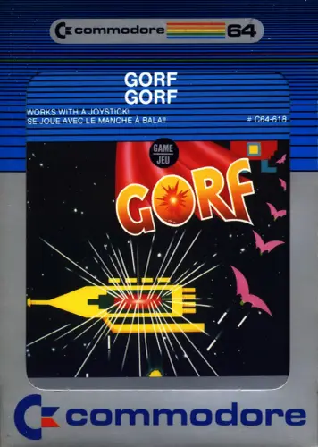 Gorf C64 box art