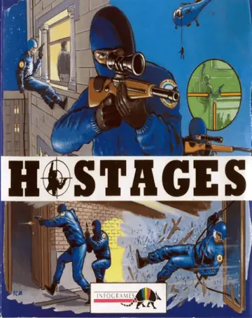 Hostages C64 box art