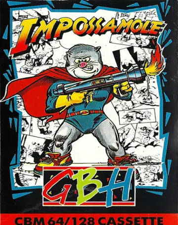 Impossamole C64 box art