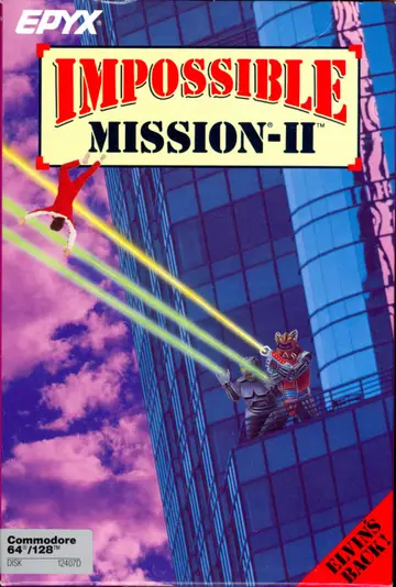 Impossible Mission II C64 box art
