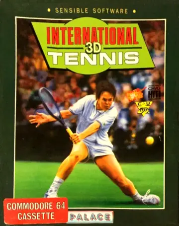 International 3D Tennis C64 box art