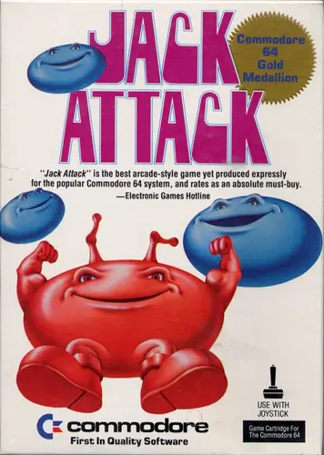 Jack Attack C64 box art
