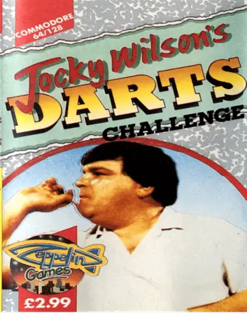 Jocky Wilson's Darts Challenge C64 box art