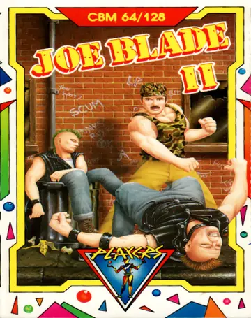 Joe Blade II C64 box art