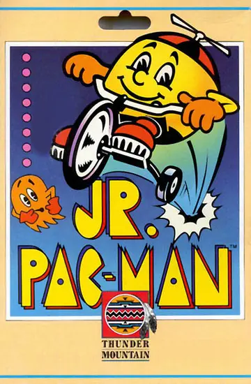 Jr. Pac-Man C64 box art
