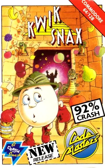 Kwik Snax C64 box art
