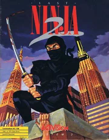 Last Ninja 2 C64 box art