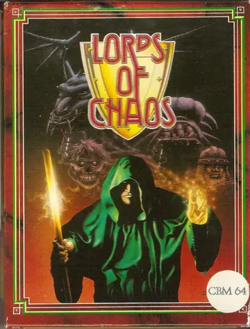 Lords of Chaos C64 box art