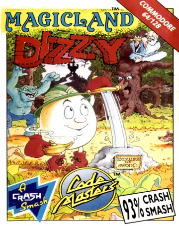 Magicland Dizzy C64 box art