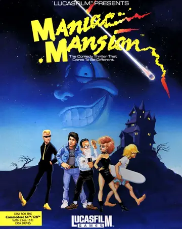 Maniac Mansion box art
