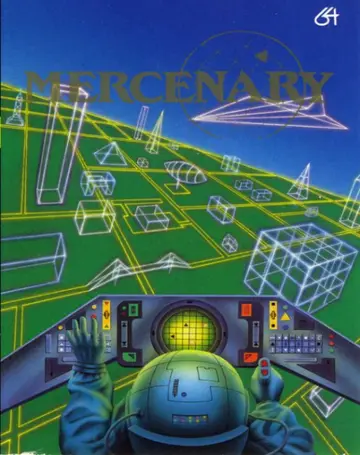 Mercenary C64 box art