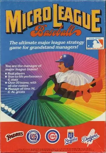 MicroLeague Baseball box art
