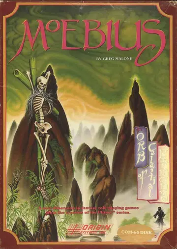 Moebius: The Orb of Celestial Harmony C64 box art