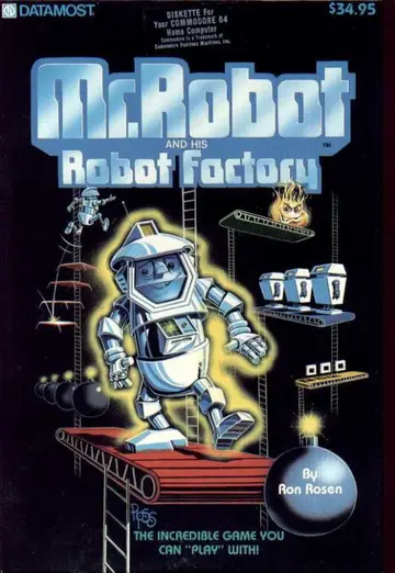 Mr. Robot and His Robot Factory C64 box art