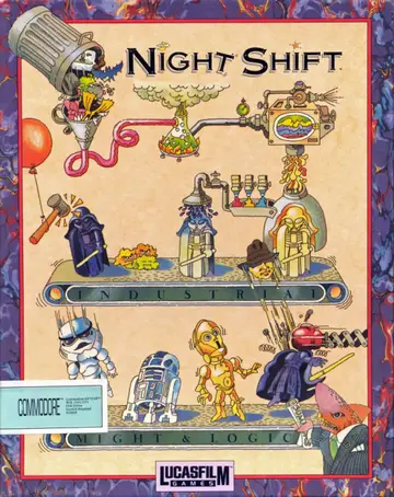 Night Shift C64 box art