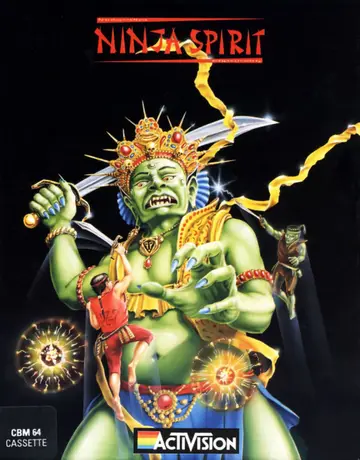 Ninja Spirit C64 box art