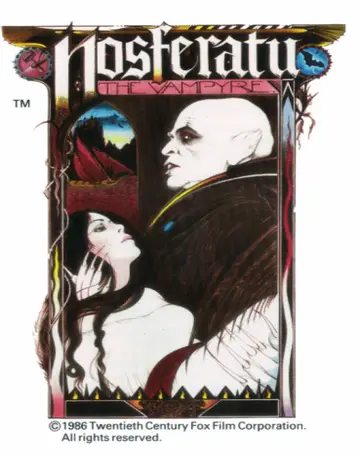 Nosferatu the Vampyre C64 box art