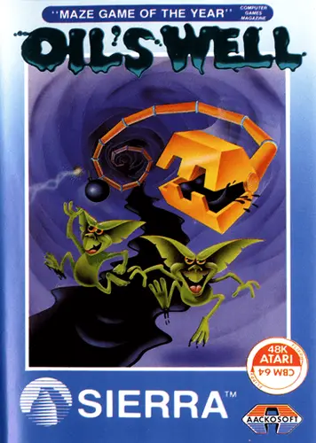 Oil's Well C64 box art