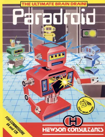 Paradroid C64 box art