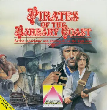 Pirates of the Barbary Coast C64 box art