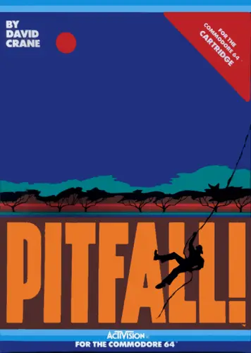 Pitfall! C64 box art