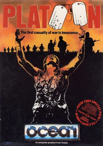 Platoon C64 box art