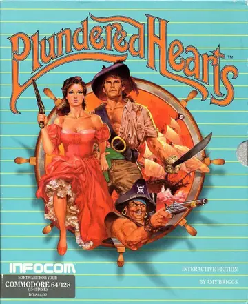 Plundered Hearts C64 box art