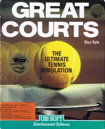 Pro Tennis Tour C64 box art