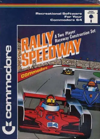 Rally Speedway C64 box art