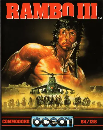 Rambo III C64 box art