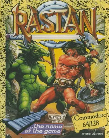 Rastan Saga C64 box art
