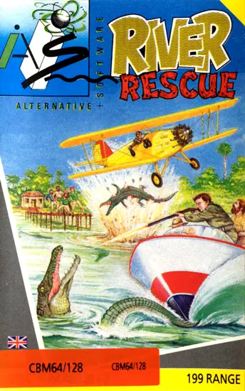 River Rescue C64 box art