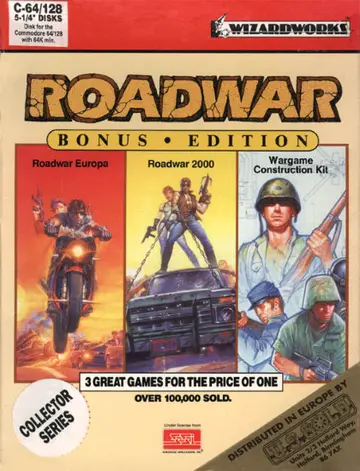 Roadwar 2000 C64 box art