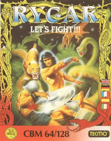 Rygar C64 box art