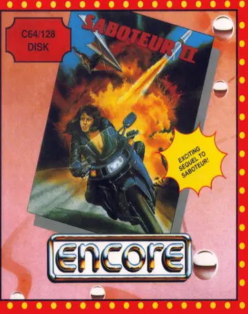 Saboteur II: Avenging Angel C64 box art