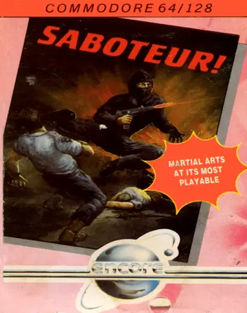 Saboteur C64 box art