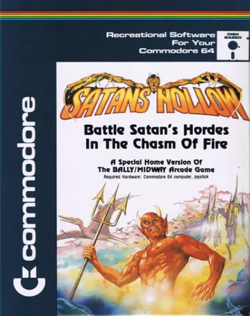 Satan's Hollow C64 box art