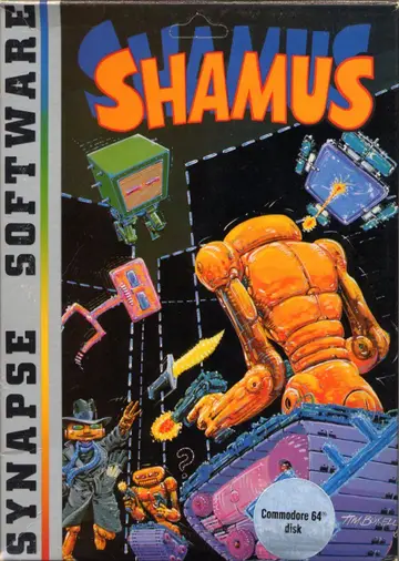 Shamus C64 box art