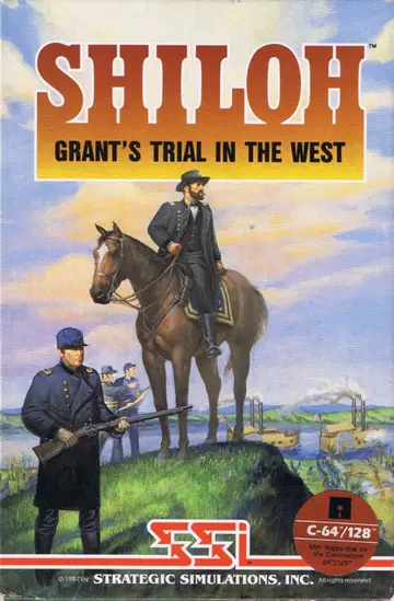 Shiloh: Grant's Trial in the West C64 box art