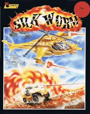 Silk Worm C64 box art