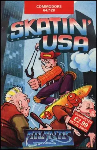 Skatin' USA C64 box art