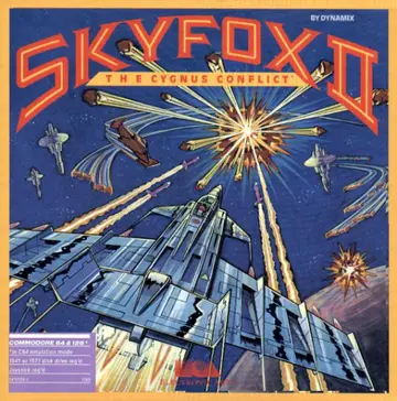 Skyfox II: The Cygnus Conflict C64 box art