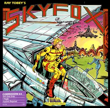 Skyfox C64 box art