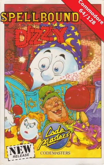 Spellbound Dizzy C64 box art