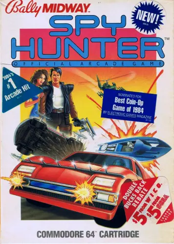 Spy Hunter C64 box art