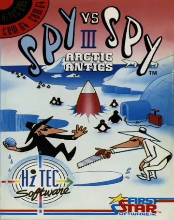 Spy vs. Spy III: Arctic Antics C64 box art