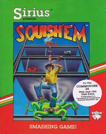 Squish 'em C64 box art