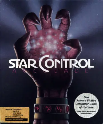 Star Control C64 box art