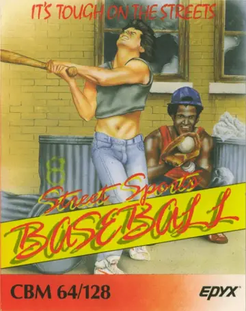 Street Sports Baseball C64 box art